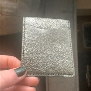 J. Crew Leather Stick On Wallet